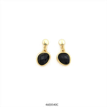 Cargar imagen en el visor de la galería, PENDIENTE MEDIO COLGANTE RESINA FACETADA
