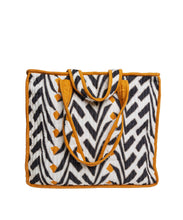 Cargar imagen en el visor de la galería, BOLSO PLAYA SHOPPING CREMALLERA PRINT EN V
