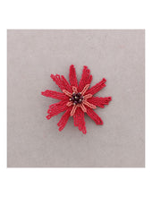 Cargar imagen en el visor de la galería, BROCHE FLOR ABALORIOS
