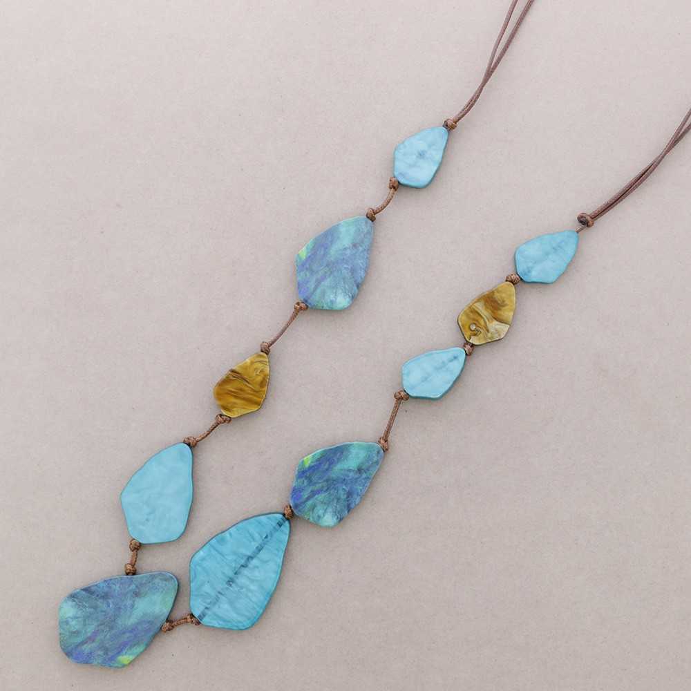 COLLAR LARGO PIEZAS RESINA