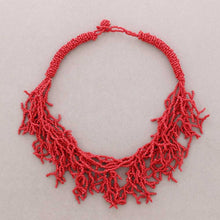 Cargar imagen en el visor de la galería, COLLAR CORTO CORALES ABALORIOS
