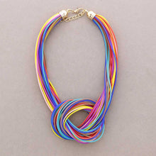 Cargar imagen en el visor de la galería, COLLAR CORTO NUDO GOMA
