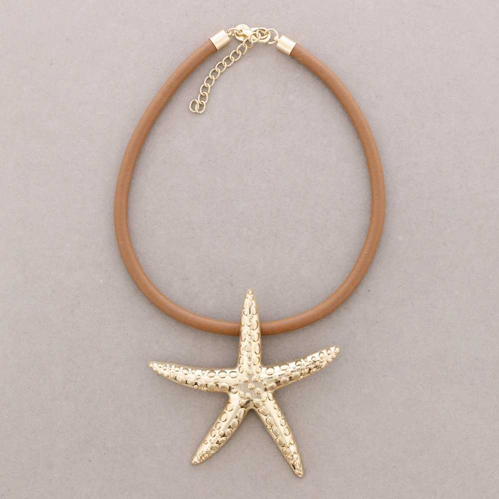 COLLAR CORTO GOMA ESTRELLA