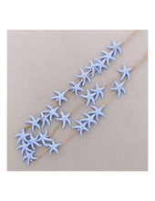 Cargar imagen en el visor de la galería, COLLAR LARGO CUENTAS ESTRELLAS DE MAR RESINA
