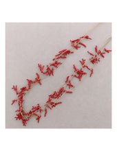 Cargar imagen en el visor de la galería, COLLAR LARGO TRIPLE CUENTAS CORAL RESINA
