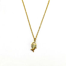 Cargar imagen en el visor de la galería, COLLAR CORTO GARGANTILLA ACERO COLGANTE RASPA
