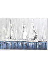 Cargar imagen en el visor de la galería, CUADRO LIENZO VELEROS 120X80CM
