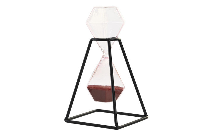 RELOJ ARENA METAL CRISTAL