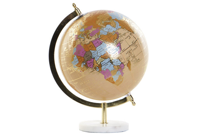 DECORACIÓN GLOBO TERRÁQUEO