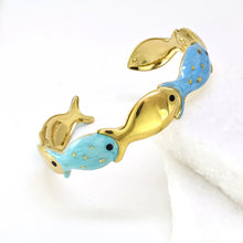 Cargar imagen en el visor de la galería, BRAZALETE PULSERA AJUSTABLE PECES
