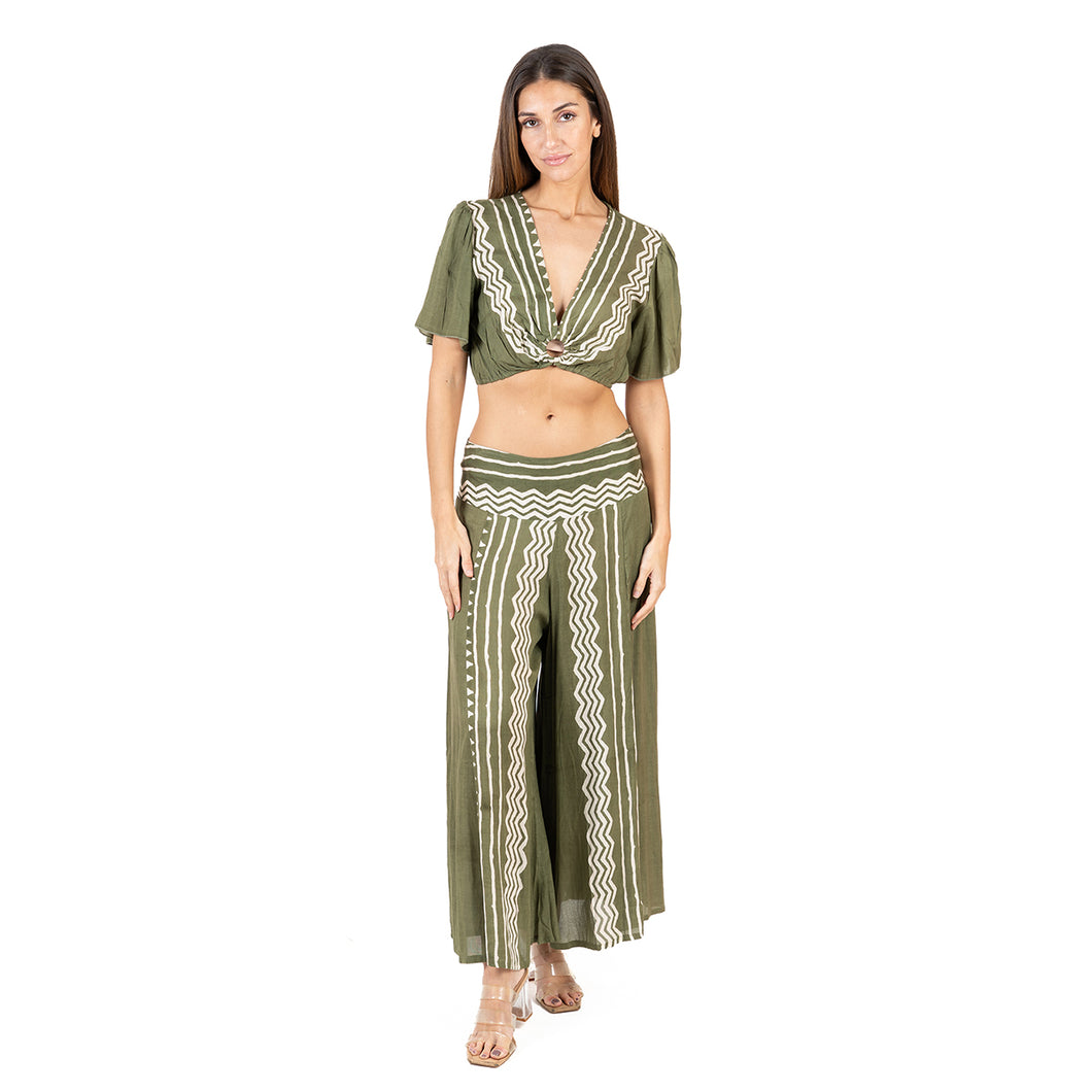 TOP CROPPED VERDE PICO