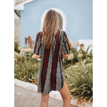 Cargar imagen en el visor de la galería, VESTIDO CAMISERO/ CAMISA ESTAMPADO
