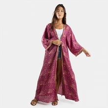 Cargar imagen en el visor de la galería, KIMONO LARGO ESTAMPADO
