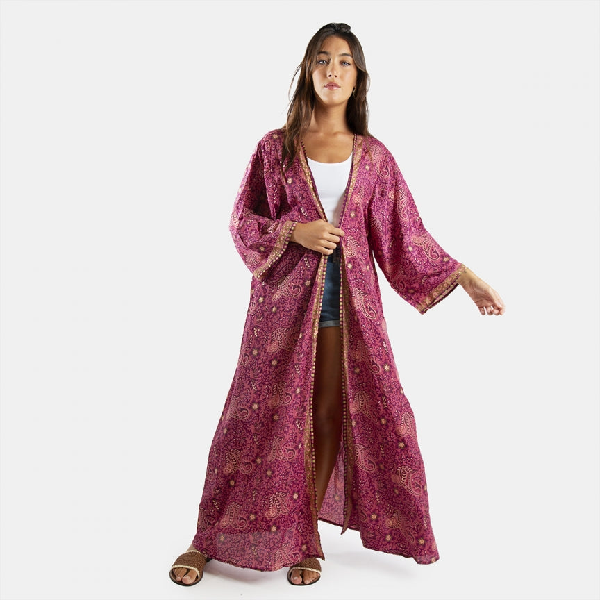 KIMONO LARGO ESTAMPADO