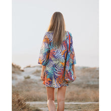 Cargar imagen en el visor de la galería, VESTIDO CORTO ESTAMPADO HOJAS KURTA
