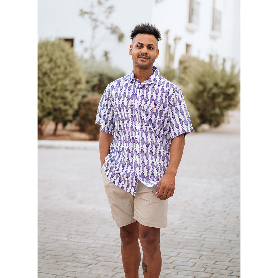 CAMISA ESTAMPADA PECES