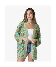Cargar imagen en el visor de la galería, KIMONO CORTO ESTAMPADO ORGÁNICO
