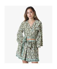 Cargar imagen en el visor de la galería, TOP CRUZADO ESTAMPADO AFRO LEAVES VERDE
