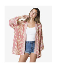 Cargar imagen en el visor de la galería, KIMONO CORTO ESTAMPADO RAMAS
