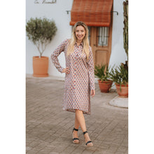 Cargar imagen en el visor de la galería, VESTIDO CAMISERO ESTAMPADO MIDI
