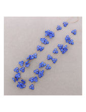 Cargar imagen en el visor de la galería, COLLAR LARGO DOBLE TIRA FLORES RESINA
