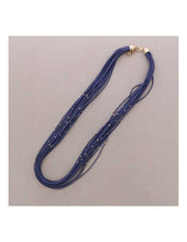 Cargar imagen en el visor de la galería, COLLAR LARGO ELÁSTICO MULTI TIRAS BOLITAS METAL
