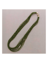 Cargar imagen en el visor de la galería, COLLAR LARGO ELÁSTICO MULTI TIRAS BOLITAS METAL
