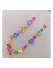Cargar imagen en el visor de la galería, COLLAR LARGO FLORES RESINA
