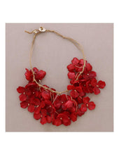 Cargar imagen en el visor de la galería, COLLAR CORTO GARGANTILLA  FLORES TRANSPARENTES

