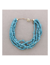 Cargar imagen en el visor de la galería, GARGANTILLA COLLAR CORTO  MULTI CUENTA ESTRELLAS DE MAR
