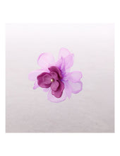 Cargar imagen en el visor de la galería, PENDIENTE PRESIÓN FLOR CON TELA
