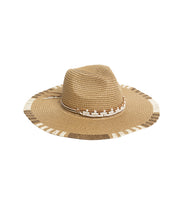 Cargar imagen en el visor de la galería, SOMBRERO ALA ANCHA BORDE RAYAS
