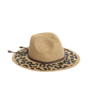 Cargar imagen en el visor de la galería, SOMBRERO ALA MEDIA ANIMAL PRINT
