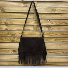 Cargar imagen en el visor de la galería, BOLSO PIEL ANTE CON PESPUNTE EN CONTRASTE
