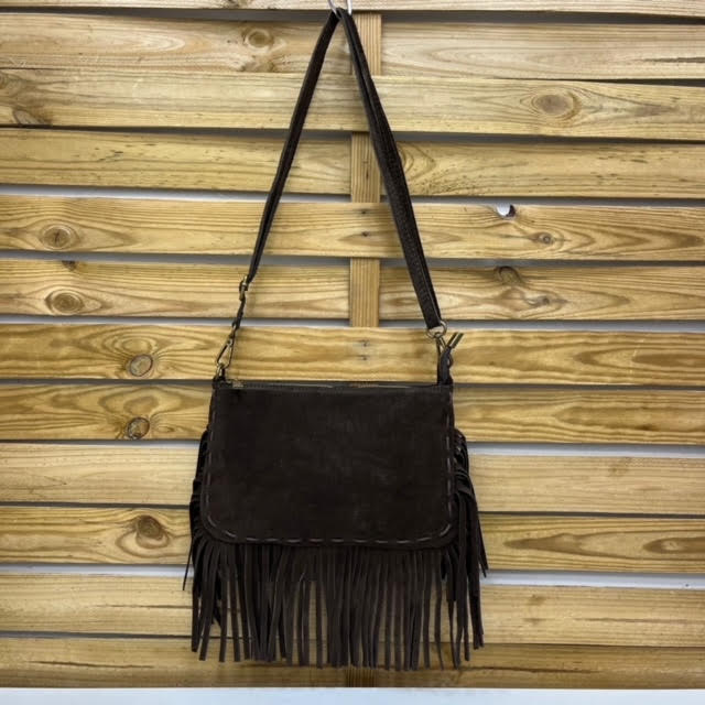 BOLSO PIEL ANTE CON PESPUNTE EN CONTRASTE