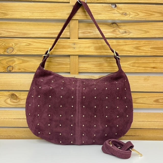 BOLSO PIEL ANTE TACHUELAS