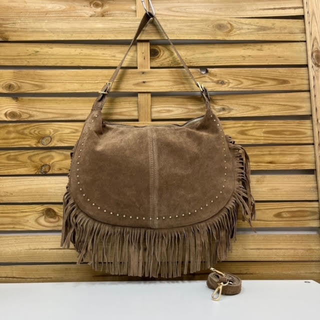 BOLSO PIEL ANTE FLECOS