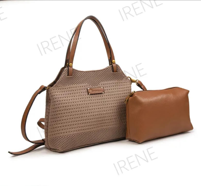 BOLSO DOBLE ASA CALADO