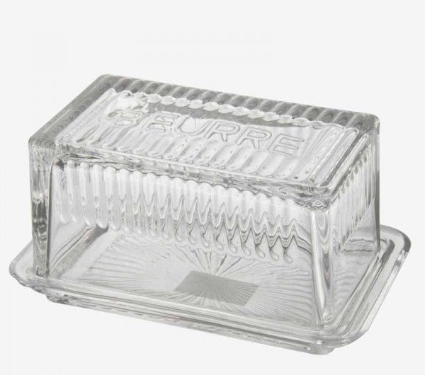 MANTEQUILLERA RECTANGULAR CRISTAL