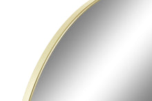 Cargar imagen en el visor de la galería, ESPEJO PARED REDONDO DORADO
