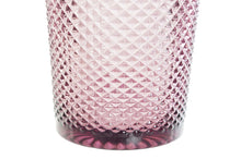 Cargar imagen en el visor de la galería, JUEGO 6 VASOS LABRADO PICOS ROSA

