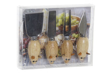 Cargar imagen en el visor de la galería, CUCHILLOS QUESO RATÓN SET 4
